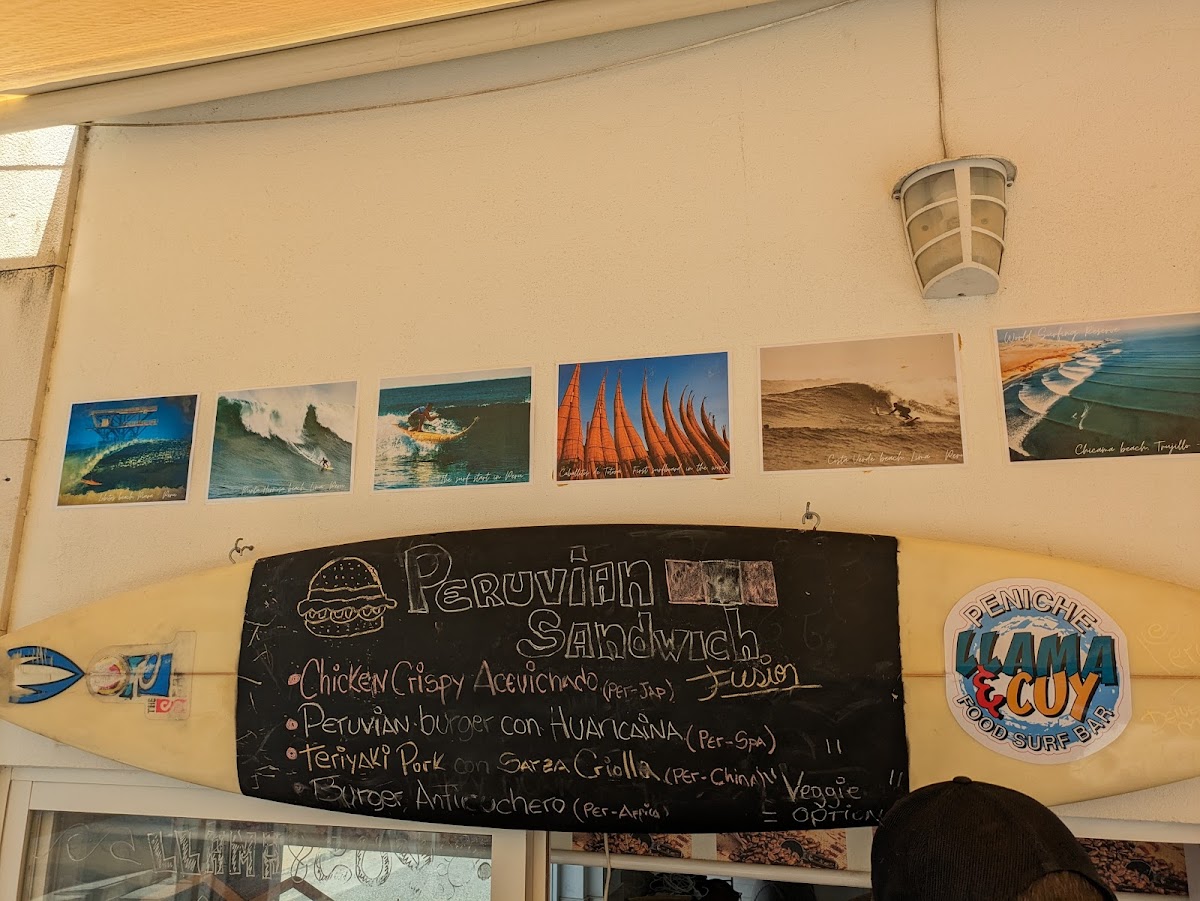 Menu Llama & Cuy Latin Hamburguer/bar-10