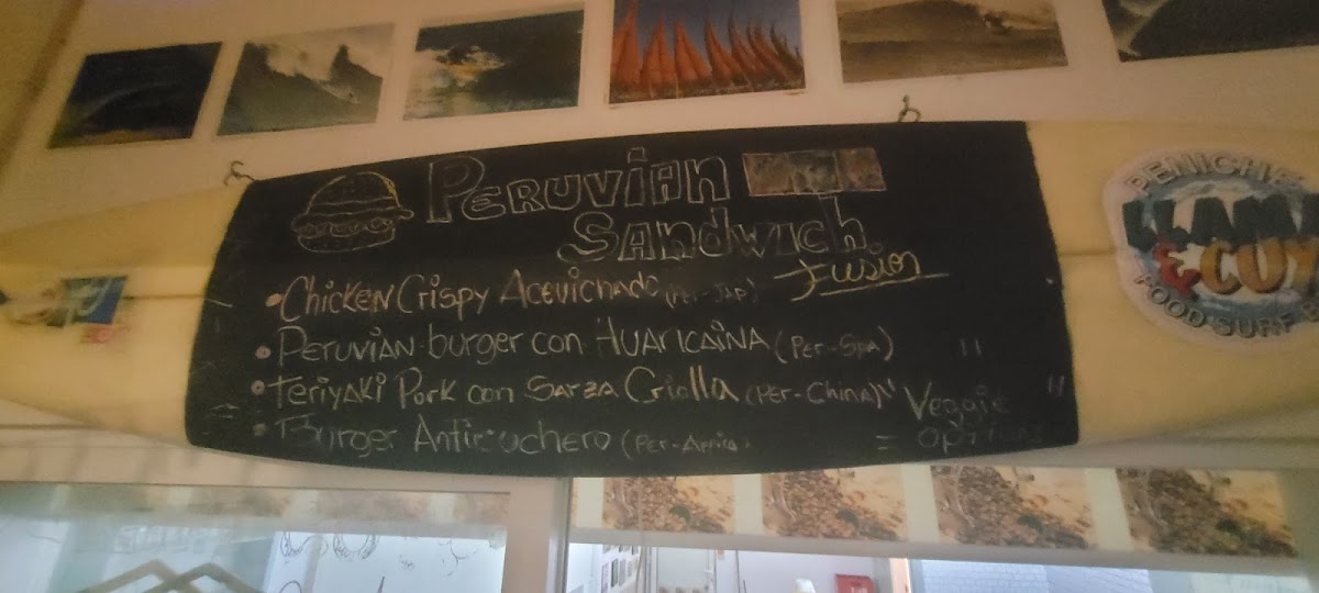 Menu Llama & Cuy Latin Hamburguer/bar-9